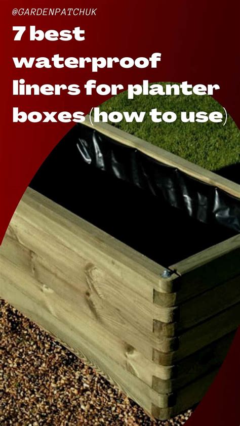 waterproof liners for planter boxes